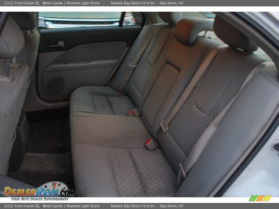 2012 Ford Fusion SE White Suede / Medium Light Stone Photo #14