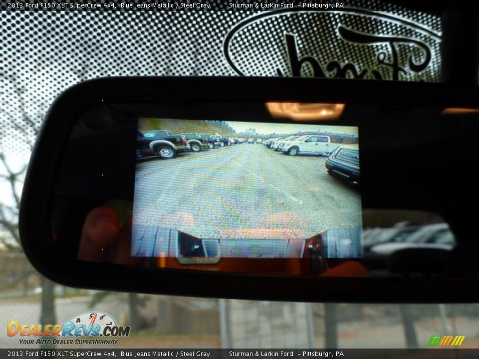 2013 Ford F150 XLT SuperCrew 4x4 Blue Jeans Metallic / Steel Gray Photo #14