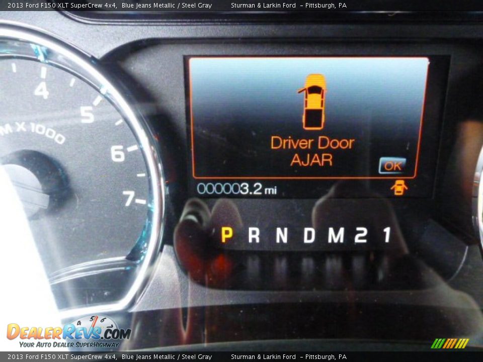 2013 Ford F150 XLT SuperCrew 4x4 Blue Jeans Metallic / Steel Gray Photo #15