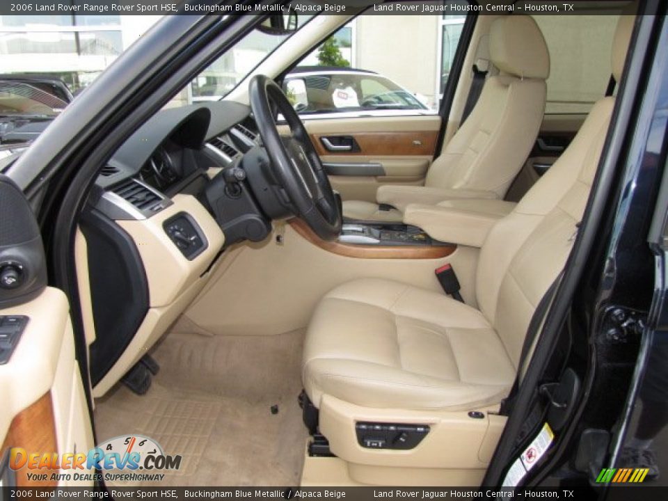 2006 Land Rover Range Rover Sport HSE Buckingham Blue Metallic / Alpaca Beige Photo #2