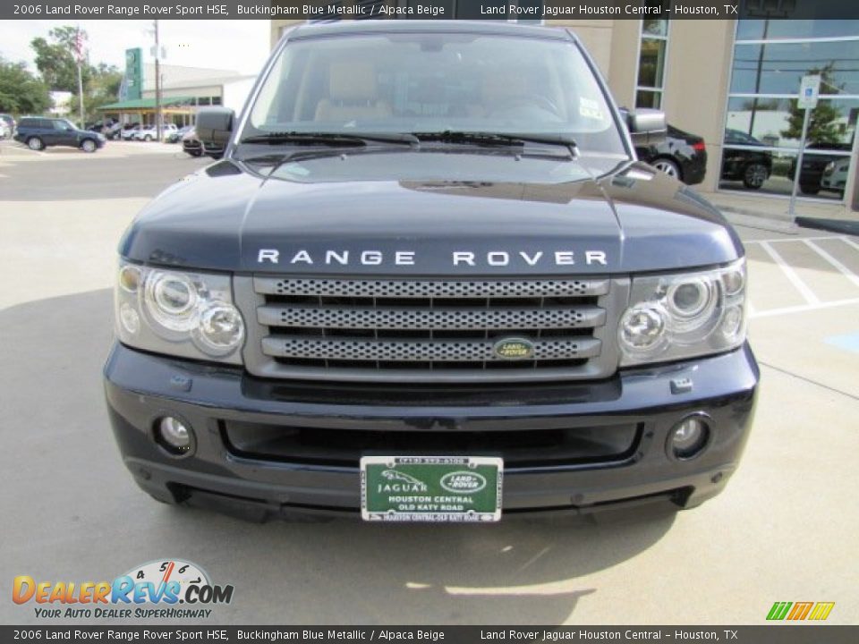 2006 Land Rover Range Rover Sport HSE Buckingham Blue Metallic / Alpaca Beige Photo #6