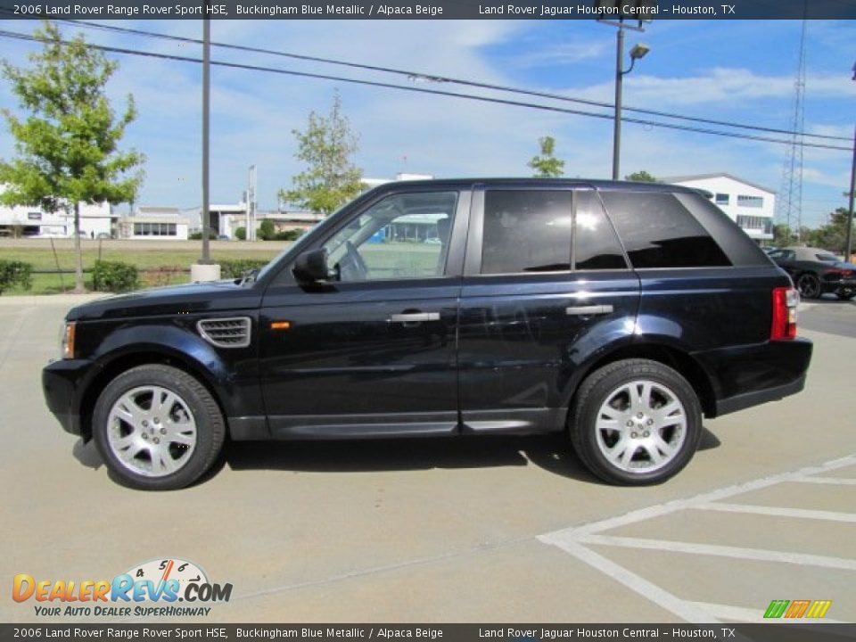 2006 Land Rover Range Rover Sport HSE Buckingham Blue Metallic / Alpaca Beige Photo #7