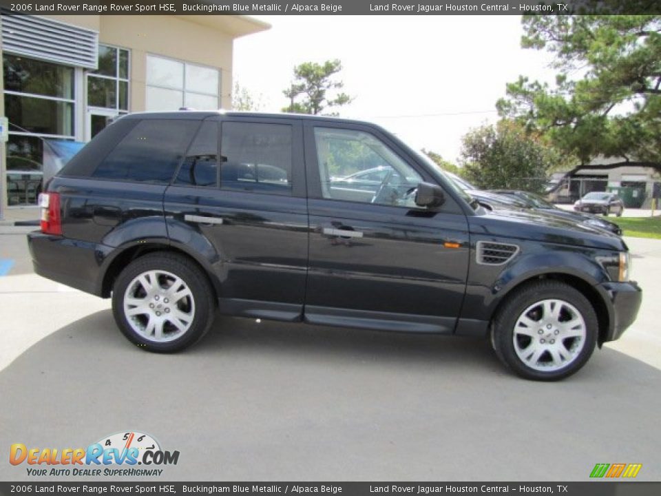 2006 Land Rover Range Rover Sport HSE Buckingham Blue Metallic / Alpaca Beige Photo #12