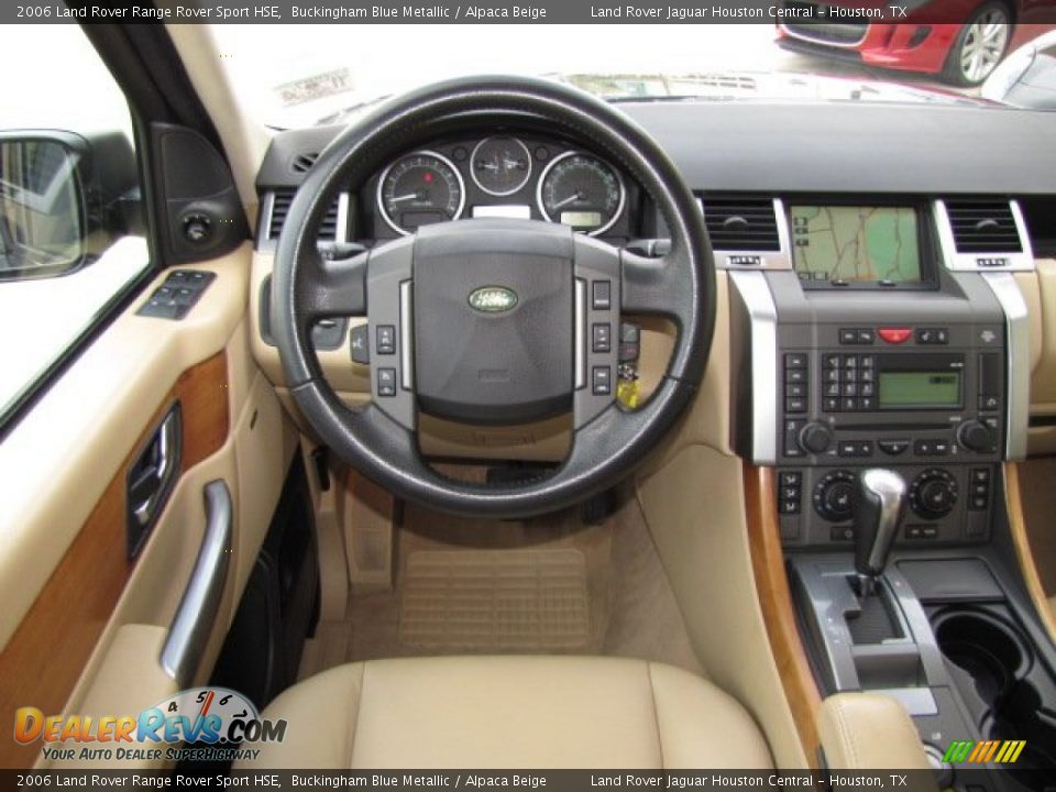 2006 Land Rover Range Rover Sport HSE Buckingham Blue Metallic / Alpaca Beige Photo #14