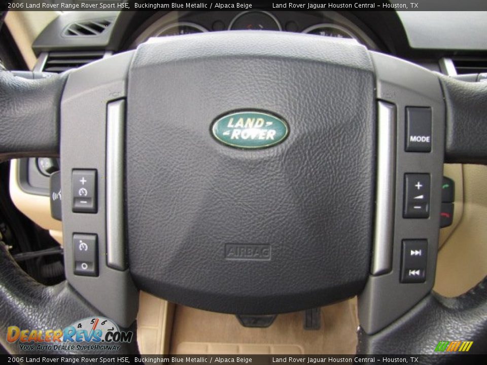 2006 Land Rover Range Rover Sport HSE Buckingham Blue Metallic / Alpaca Beige Photo #15