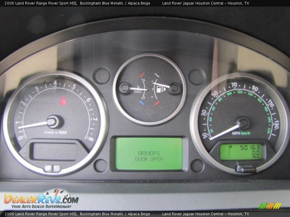 2006 Land Rover Range Rover Sport HSE Buckingham Blue Metallic / Alpaca Beige Photo #16