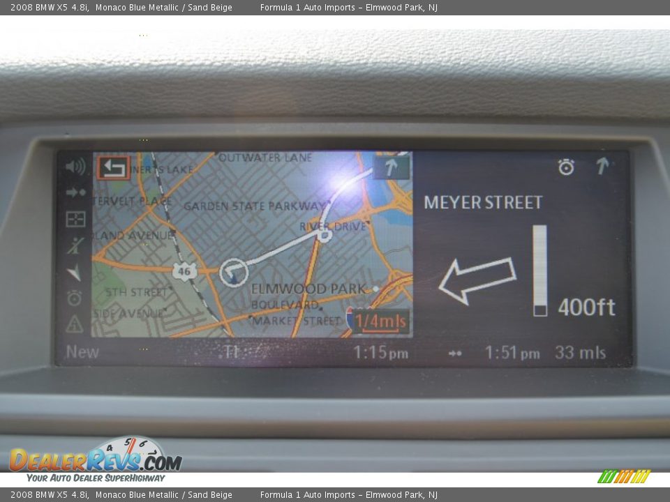 2008 BMW X5 4.8i Monaco Blue Metallic / Sand Beige Photo #14