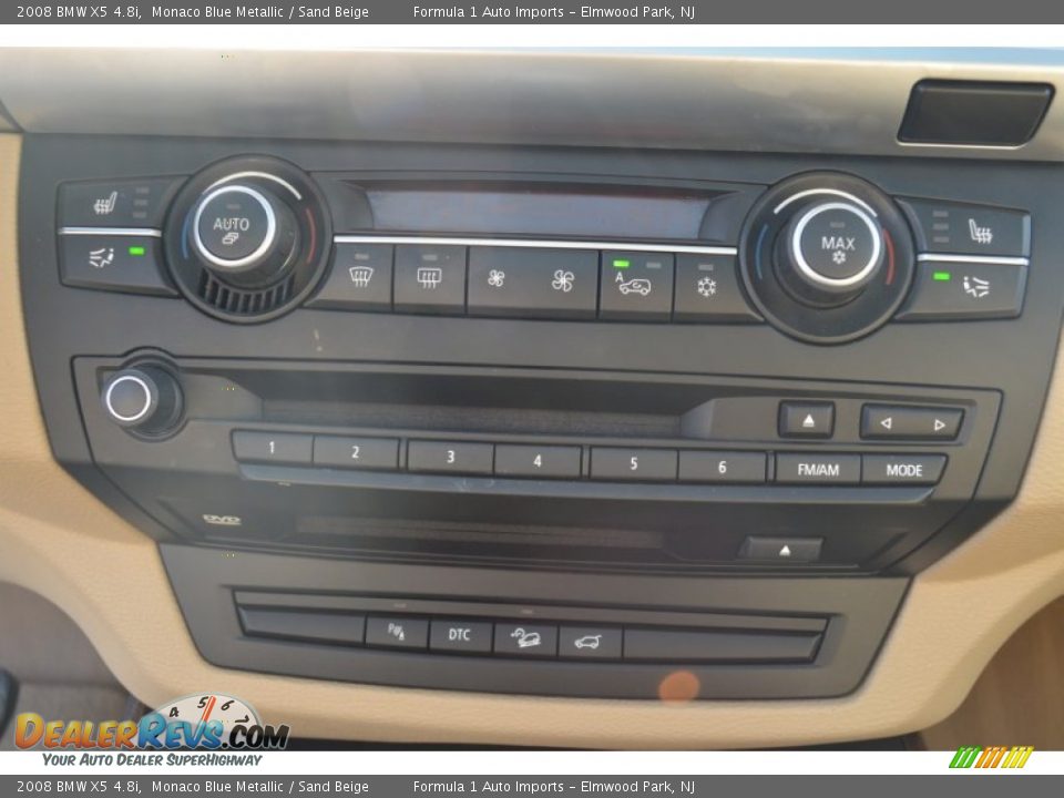 2008 BMW X5 4.8i Monaco Blue Metallic / Sand Beige Photo #15