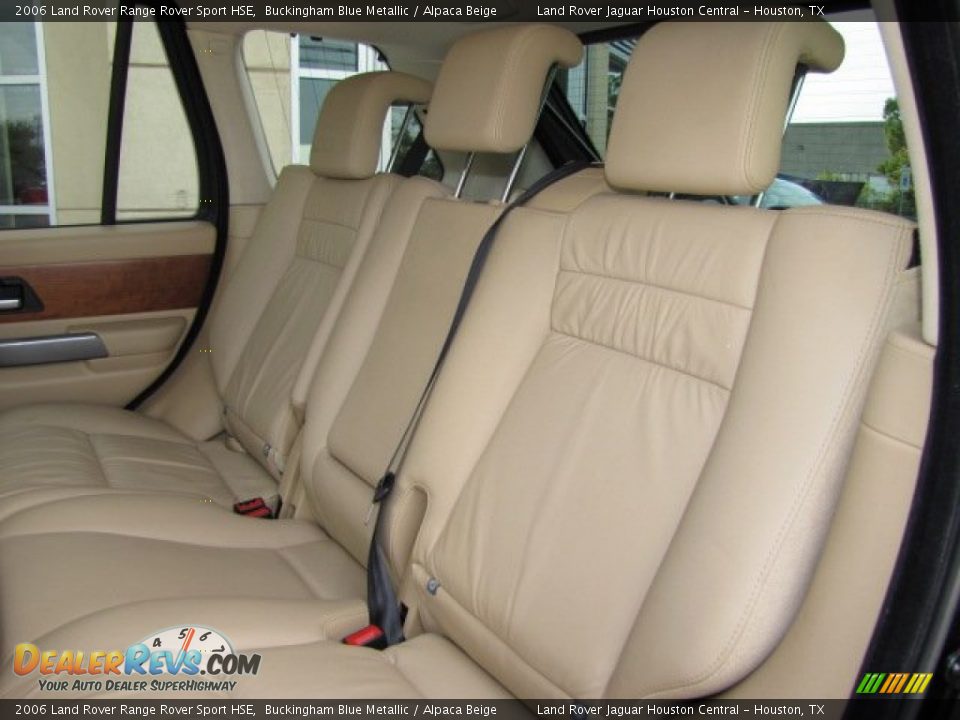 2006 Land Rover Range Rover Sport HSE Buckingham Blue Metallic / Alpaca Beige Photo #28