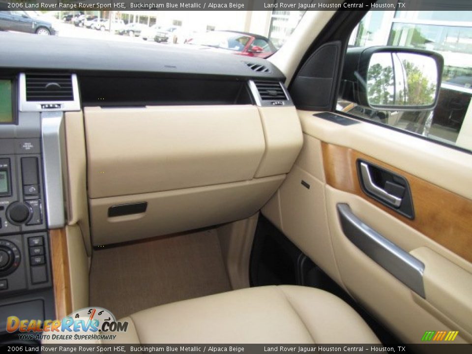 2006 Land Rover Range Rover Sport HSE Buckingham Blue Metallic / Alpaca Beige Photo #30