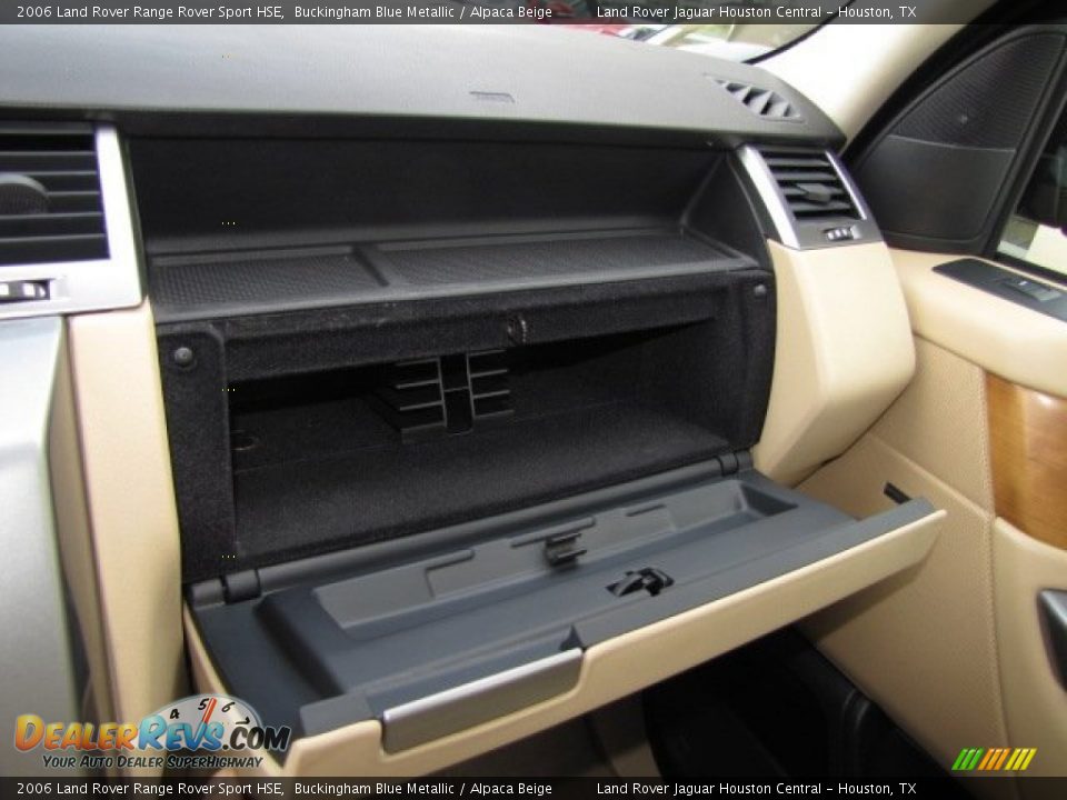 2006 Land Rover Range Rover Sport HSE Buckingham Blue Metallic / Alpaca Beige Photo #31