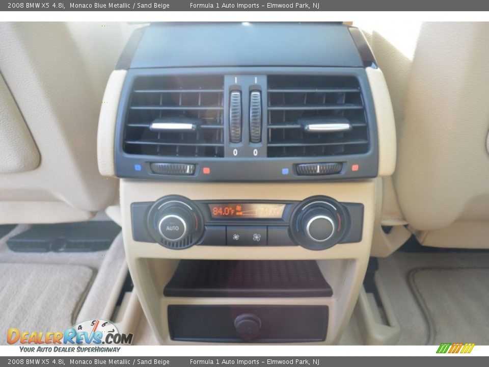 2008 BMW X5 4.8i Monaco Blue Metallic / Sand Beige Photo #24