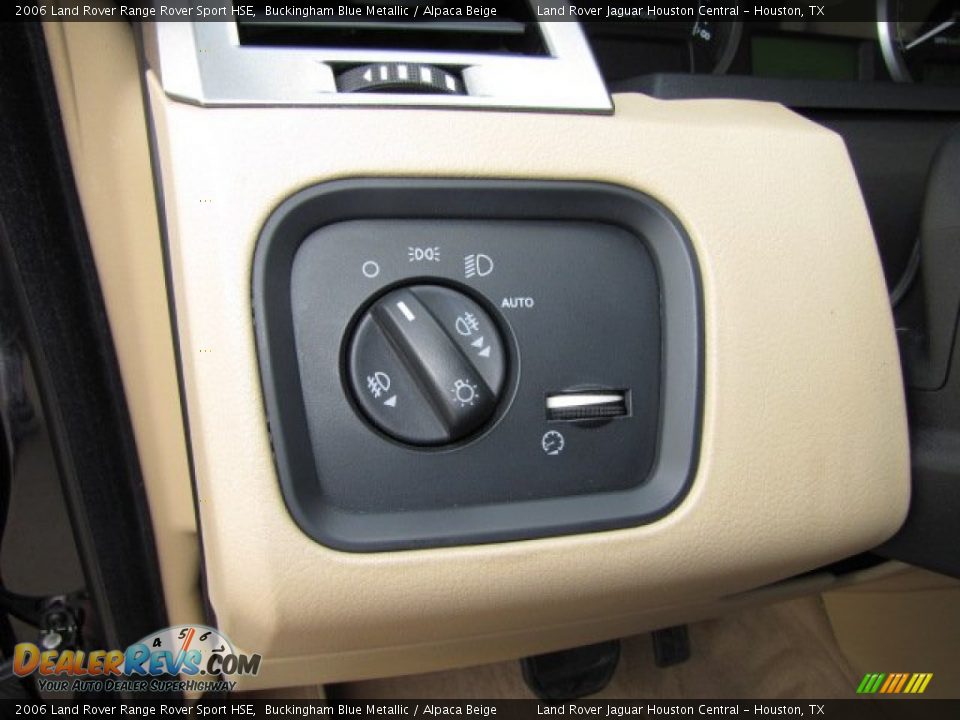 2006 Land Rover Range Rover Sport HSE Buckingham Blue Metallic / Alpaca Beige Photo #36