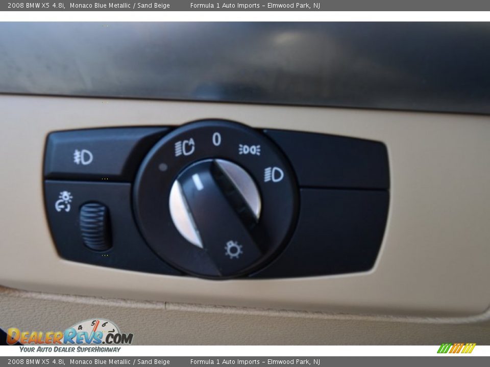 2008 BMW X5 4.8i Monaco Blue Metallic / Sand Beige Photo #30