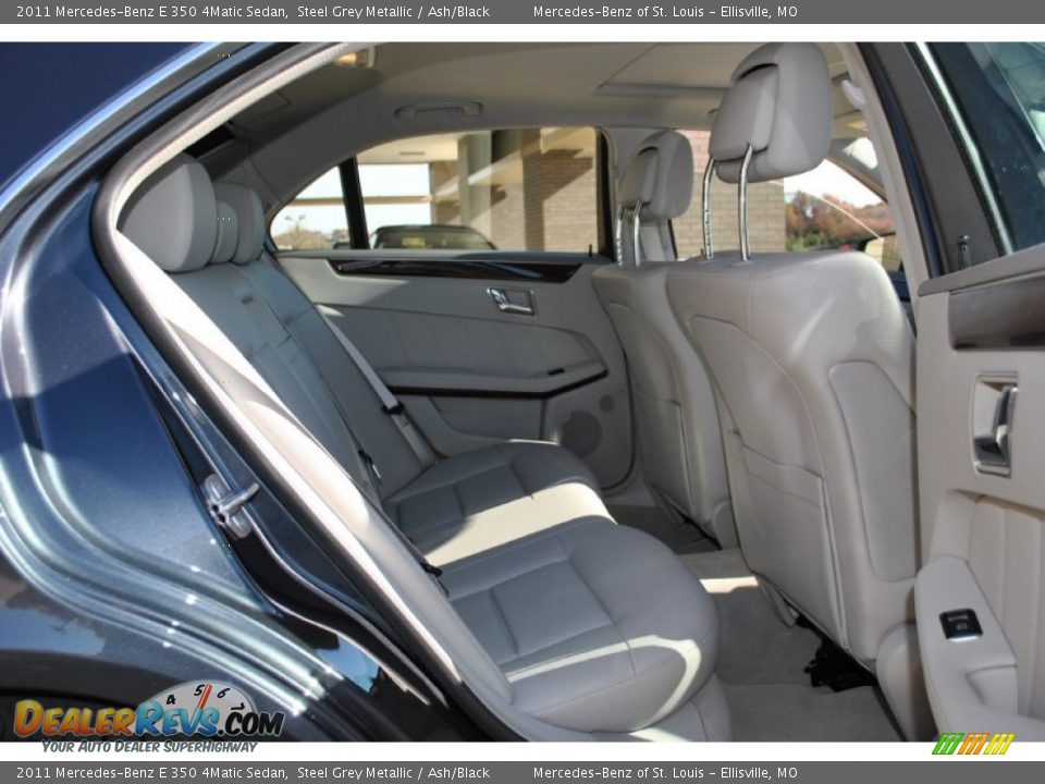 2011 Mercedes-Benz E 350 4Matic Sedan Steel Grey Metallic / Ash/Black Photo #9