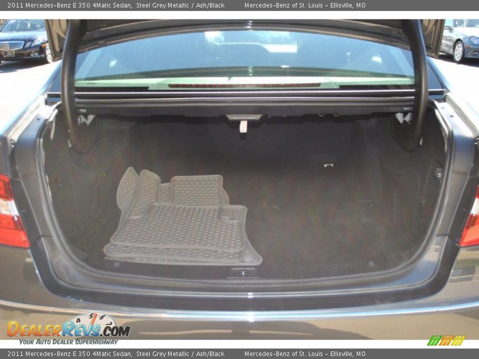 2011 Mercedes-Benz E 350 4Matic Sedan Steel Grey Metallic / Ash/Black Photo #12