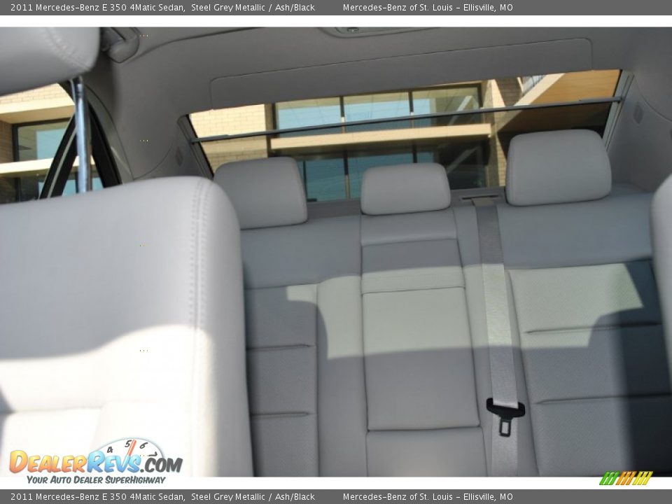 2011 Mercedes-Benz E 350 4Matic Sedan Steel Grey Metallic / Ash/Black Photo #20