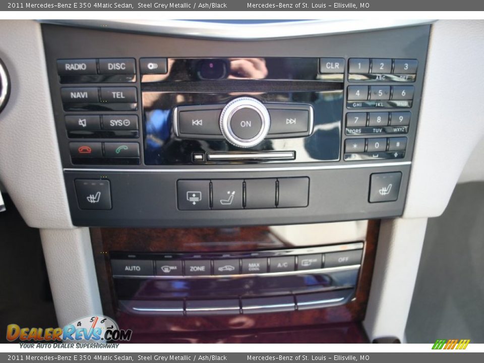2011 Mercedes-Benz E 350 4Matic Sedan Steel Grey Metallic / Ash/Black Photo #21
