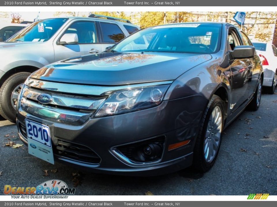 2010 Ford Fusion Hybrid Sterling Grey Metallic / Charcoal Black Photo #1