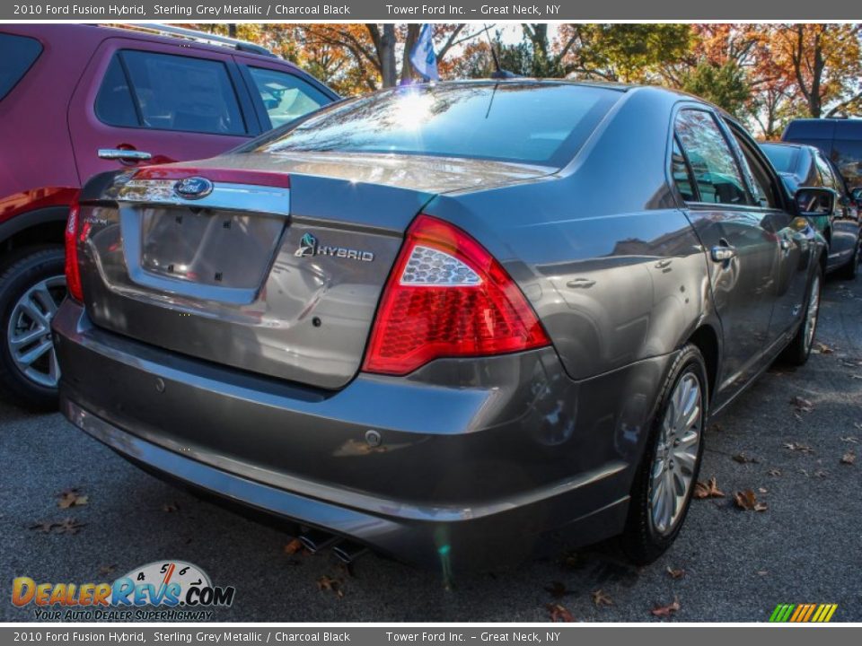 2010 Ford Fusion Hybrid Sterling Grey Metallic / Charcoal Black Photo #3