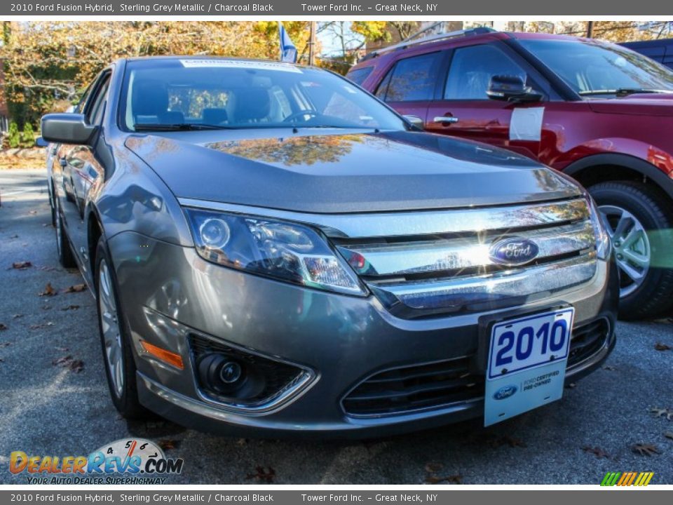 2010 Ford Fusion Hybrid Sterling Grey Metallic / Charcoal Black Photo #4