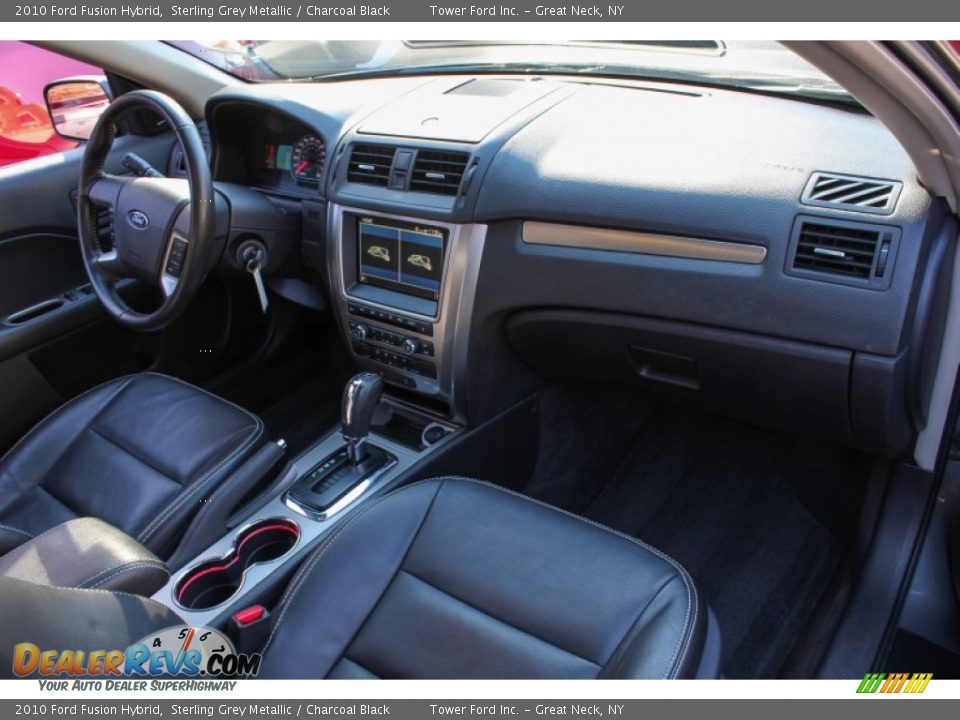 2010 Ford Fusion Hybrid Sterling Grey Metallic / Charcoal Black Photo #6