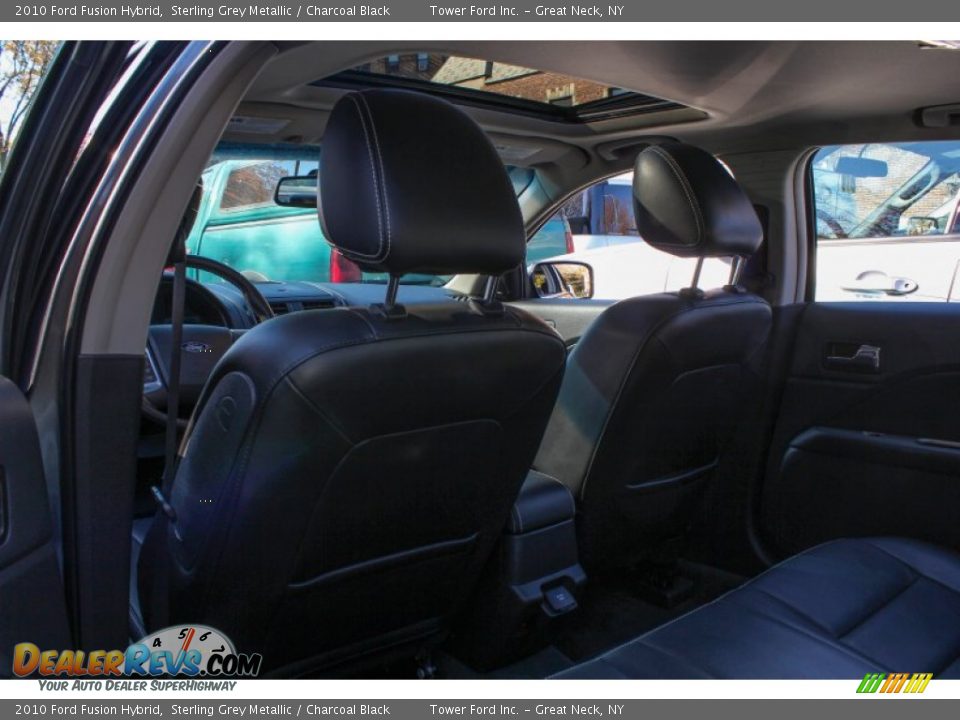 2010 Ford Fusion Hybrid Sterling Grey Metallic / Charcoal Black Photo #10