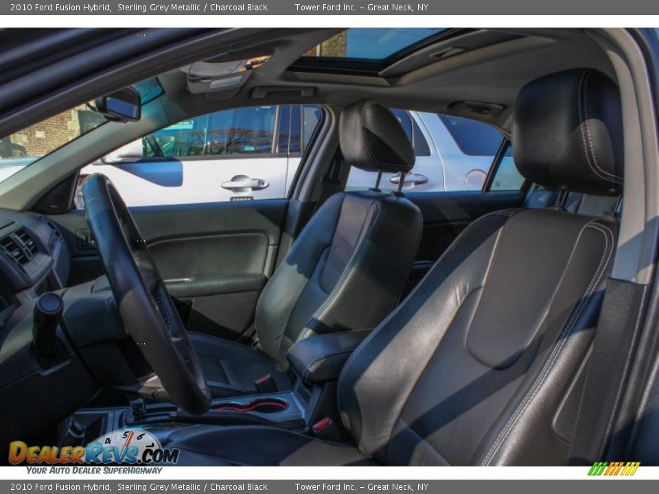 2010 Ford Fusion Hybrid Sterling Grey Metallic / Charcoal Black Photo #13