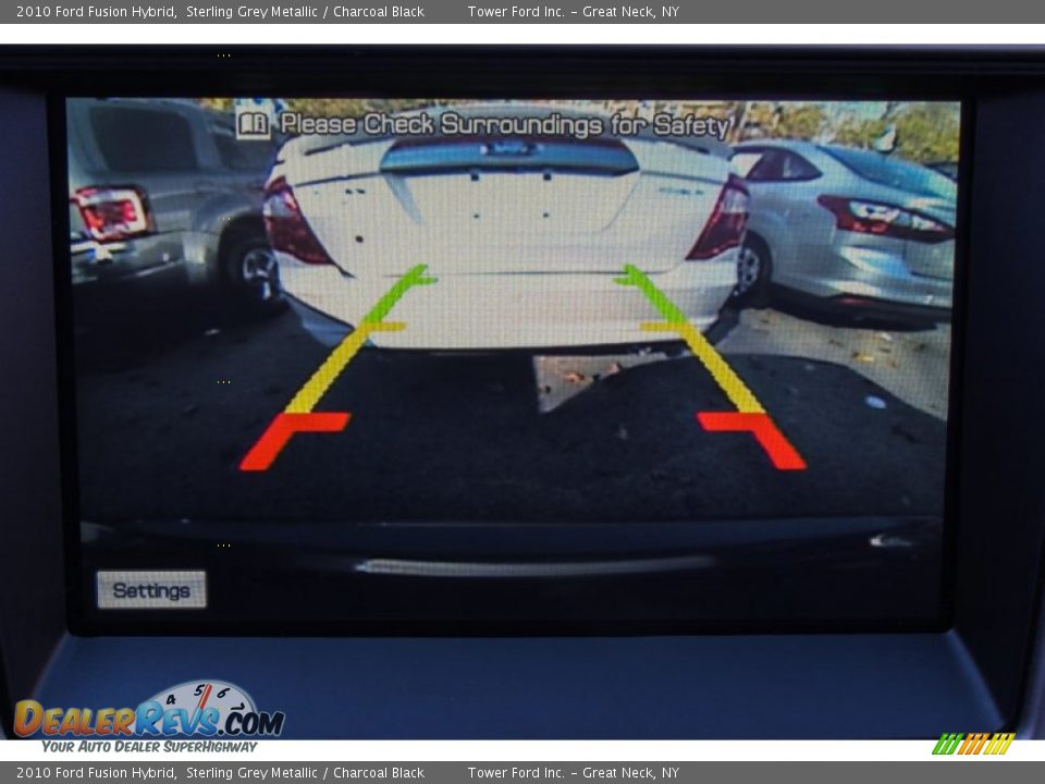 2010 Ford Fusion Hybrid Sterling Grey Metallic / Charcoal Black Photo #14