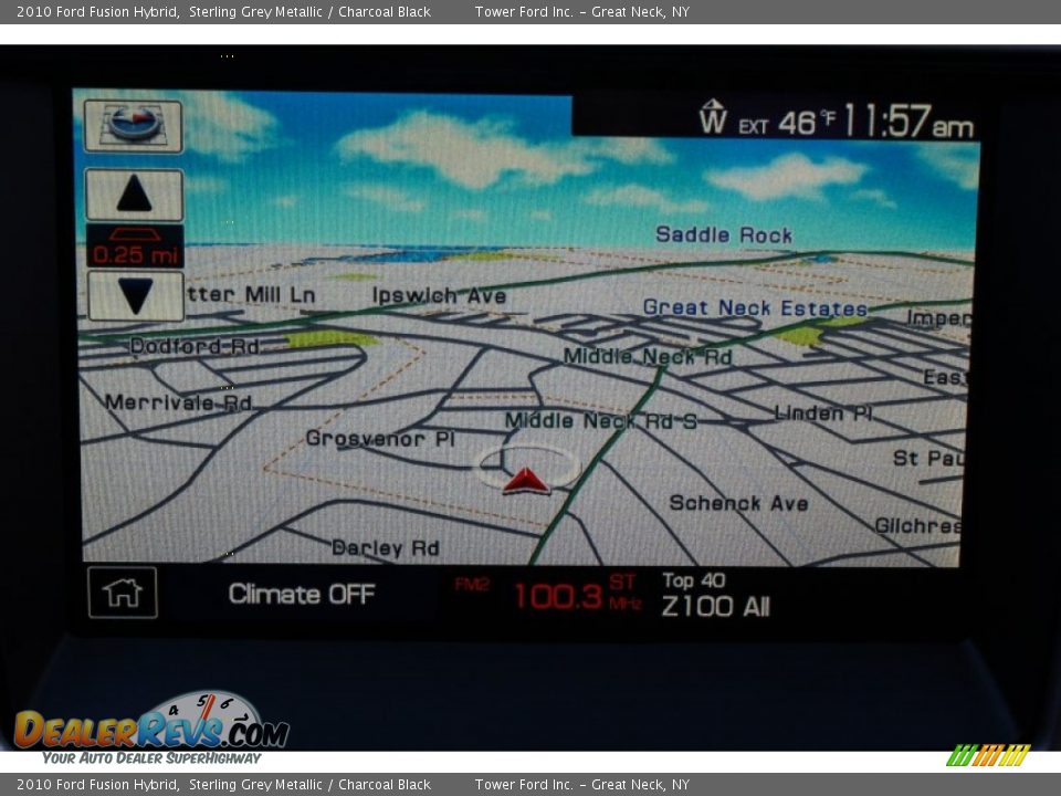 2010 Ford Fusion Hybrid Sterling Grey Metallic / Charcoal Black Photo #15