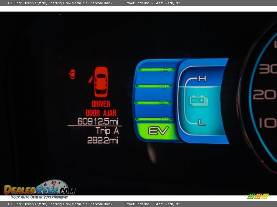 2010 Ford Fusion Hybrid Sterling Grey Metallic / Charcoal Black Photo #16