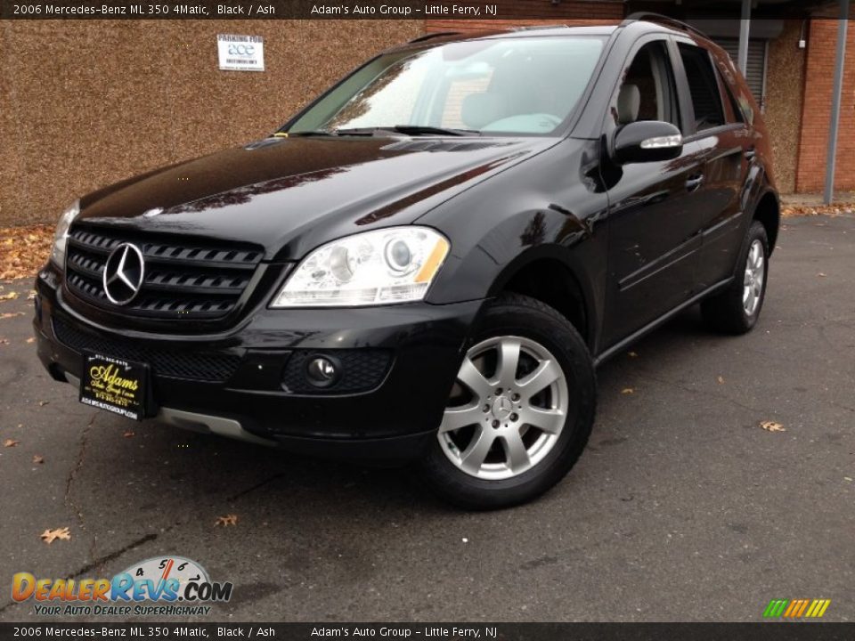 2006 Mercedes-Benz ML 350 4Matic Black / Ash Photo #1