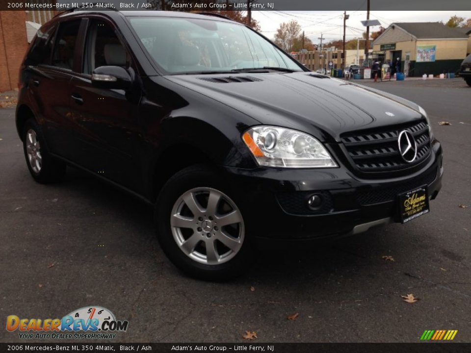 2006 Mercedes-Benz ML 350 4Matic Black / Ash Photo #3