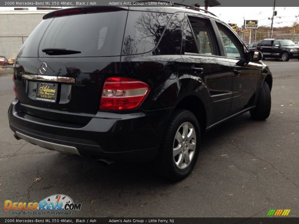 2006 Mercedes-Benz ML 350 4Matic Black / Ash Photo #4
