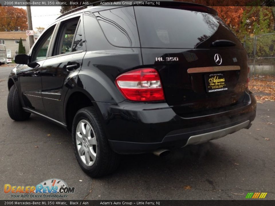2006 Mercedes-Benz ML 350 4Matic Black / Ash Photo #5