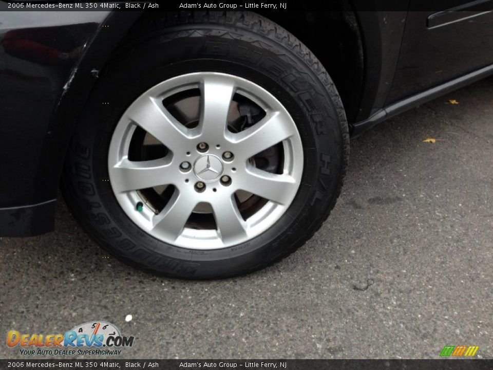 2006 Mercedes-Benz ML 350 4Matic Black / Ash Photo #8