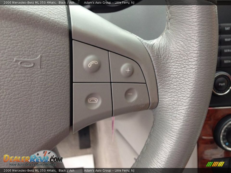 2006 Mercedes-Benz ML 350 4Matic Black / Ash Photo #18