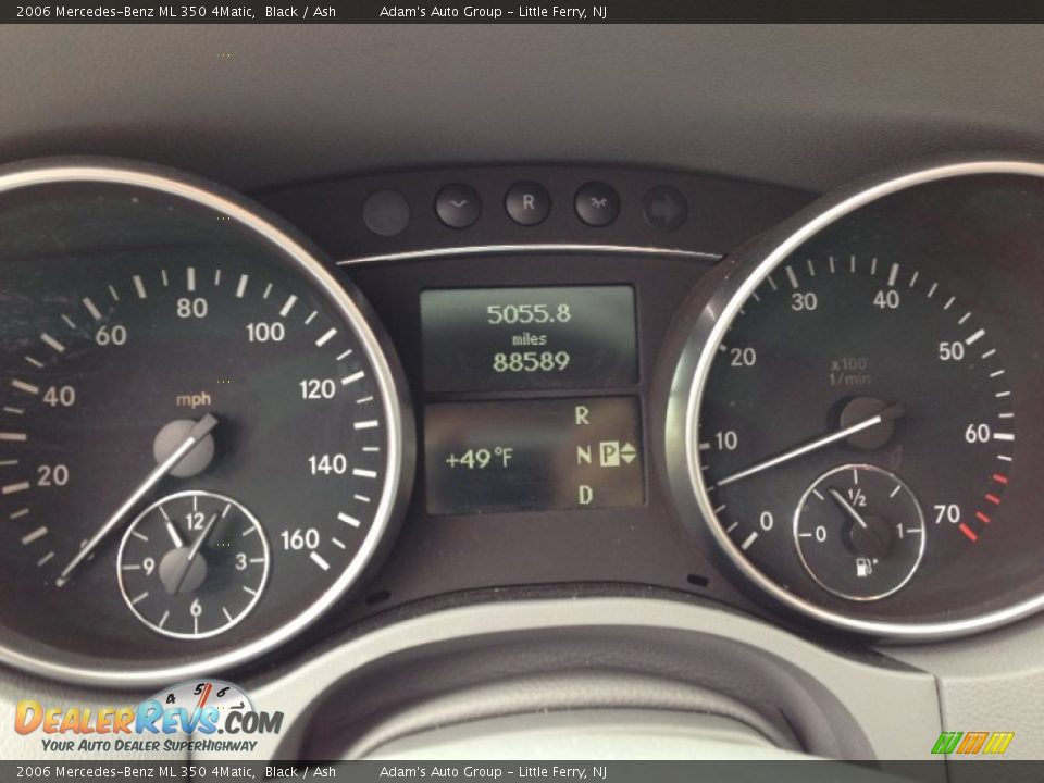 2006 Mercedes-Benz ML 350 4Matic Black / Ash Photo #19