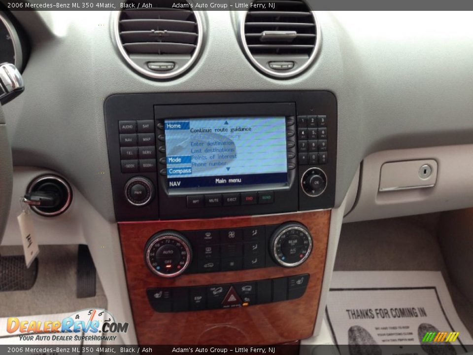 2006 Mercedes-Benz ML 350 4Matic Black / Ash Photo #20