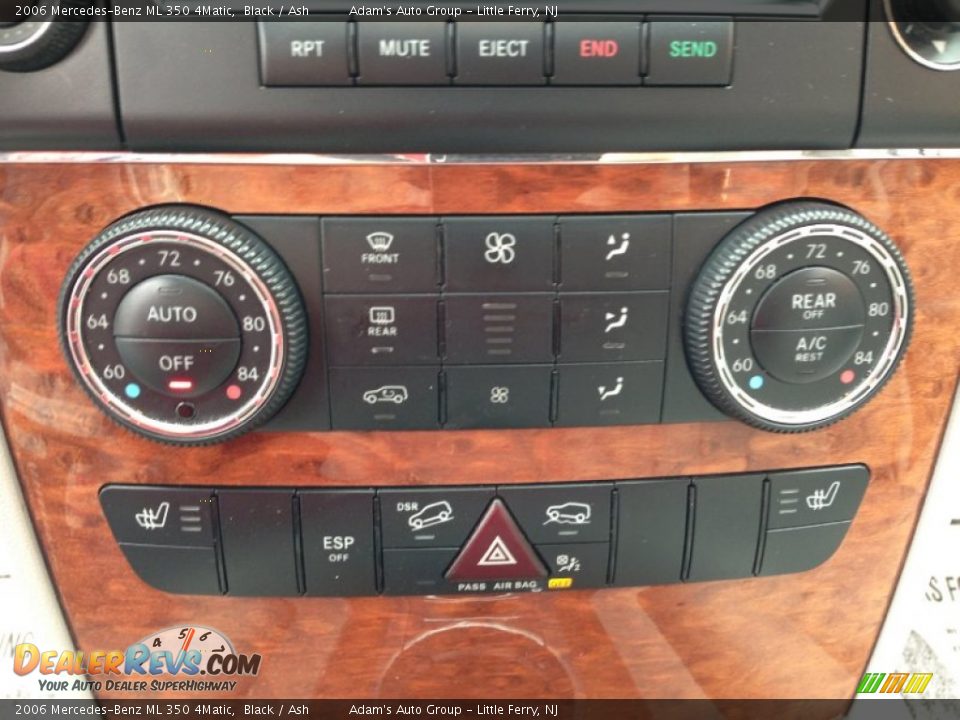 2006 Mercedes-Benz ML 350 4Matic Black / Ash Photo #22