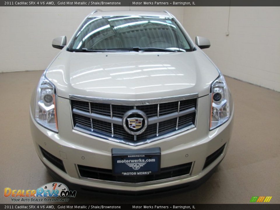 2011 Cadillac SRX 4 V6 AWD Gold Mist Metallic / Shale/Brownstone Photo #2