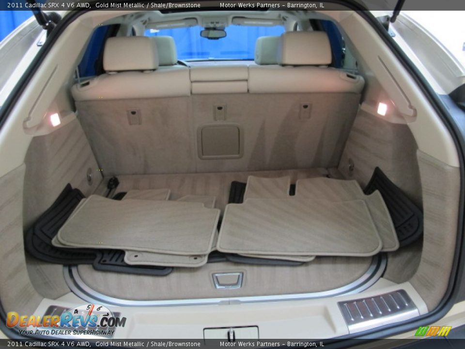 2011 Cadillac SRX 4 V6 AWD Gold Mist Metallic / Shale/Brownstone Photo #11
