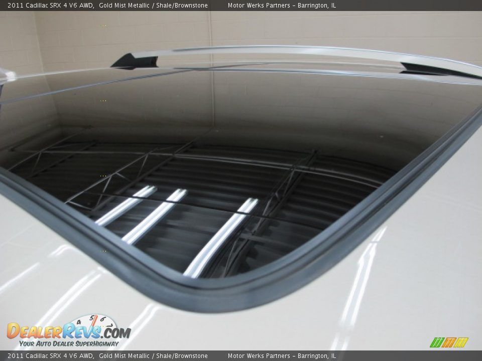 2011 Cadillac SRX 4 V6 AWD Gold Mist Metallic / Shale/Brownstone Photo #12