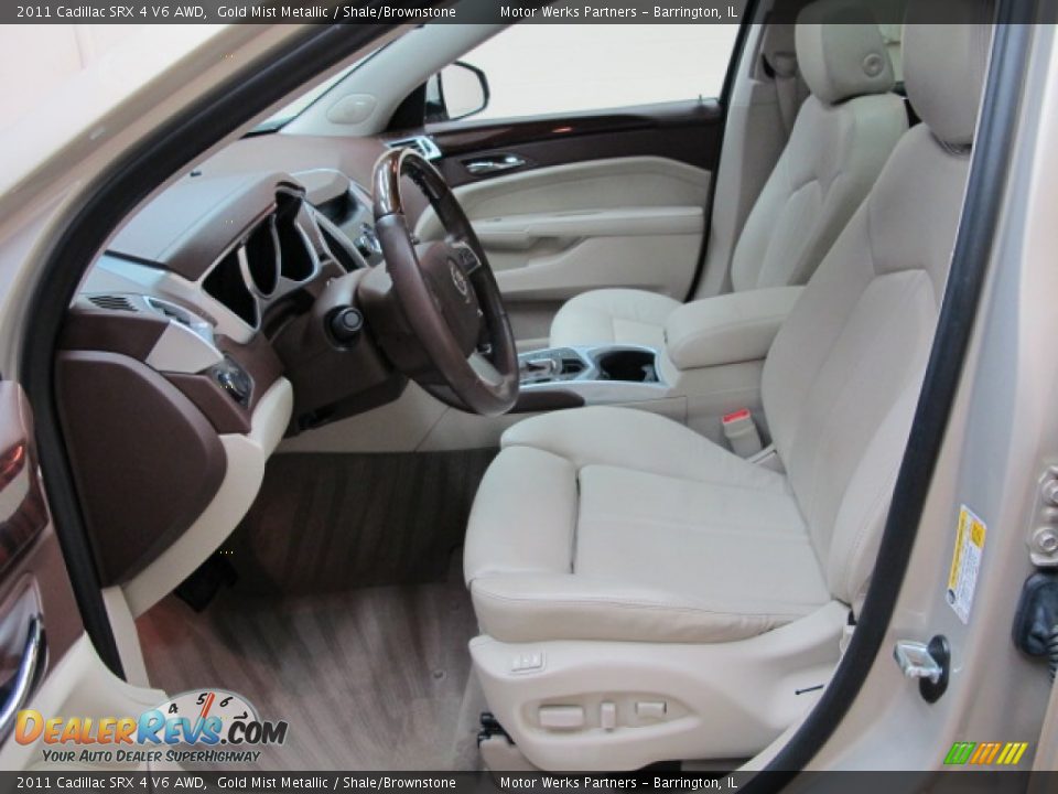 2011 Cadillac SRX 4 V6 AWD Gold Mist Metallic / Shale/Brownstone Photo #17
