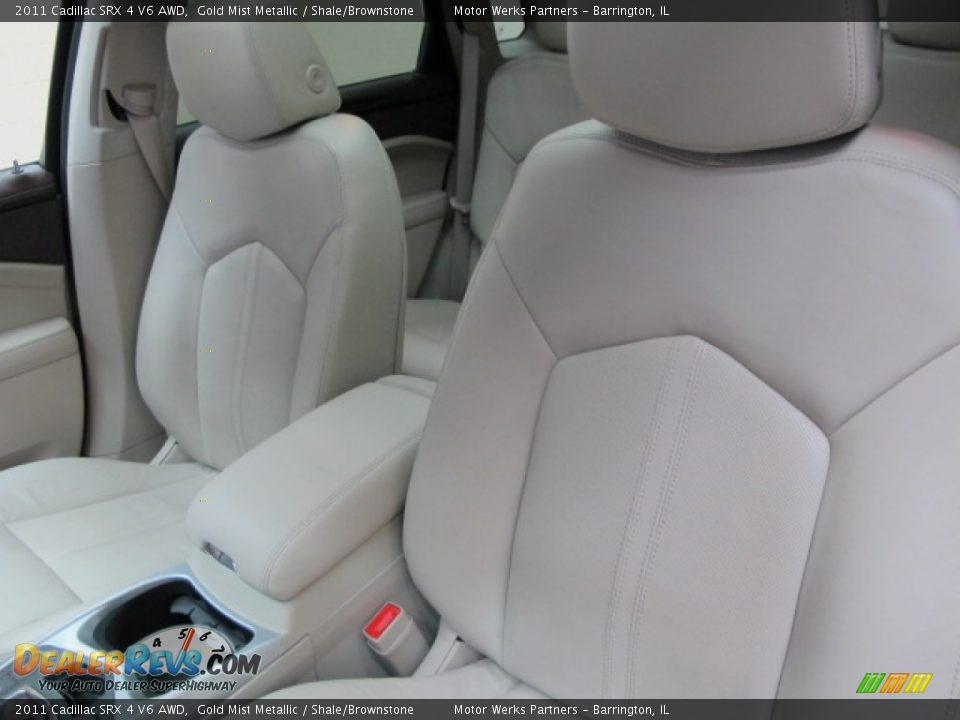 2011 Cadillac SRX 4 V6 AWD Gold Mist Metallic / Shale/Brownstone Photo #18