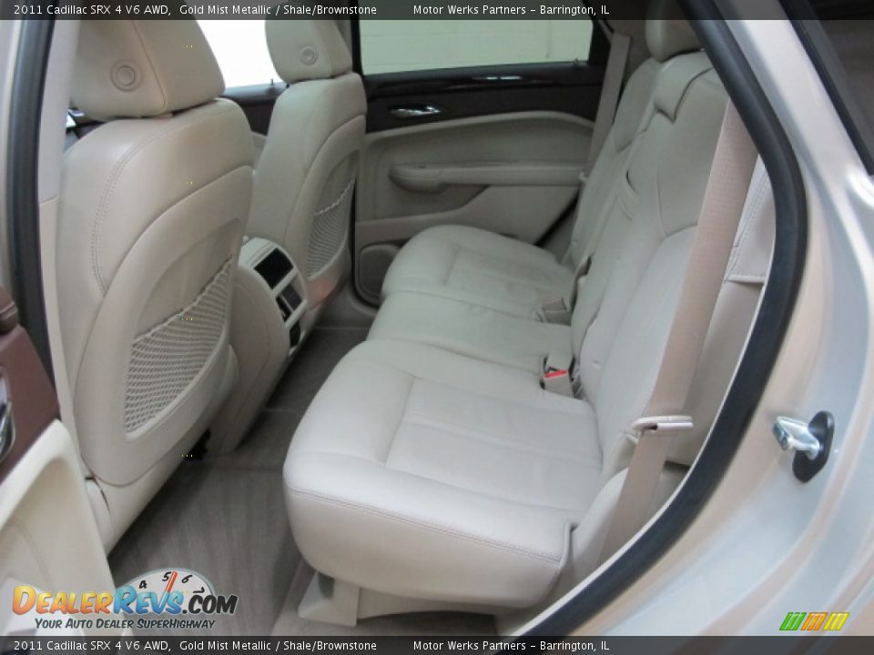2011 Cadillac SRX 4 V6 AWD Gold Mist Metallic / Shale/Brownstone Photo #19
