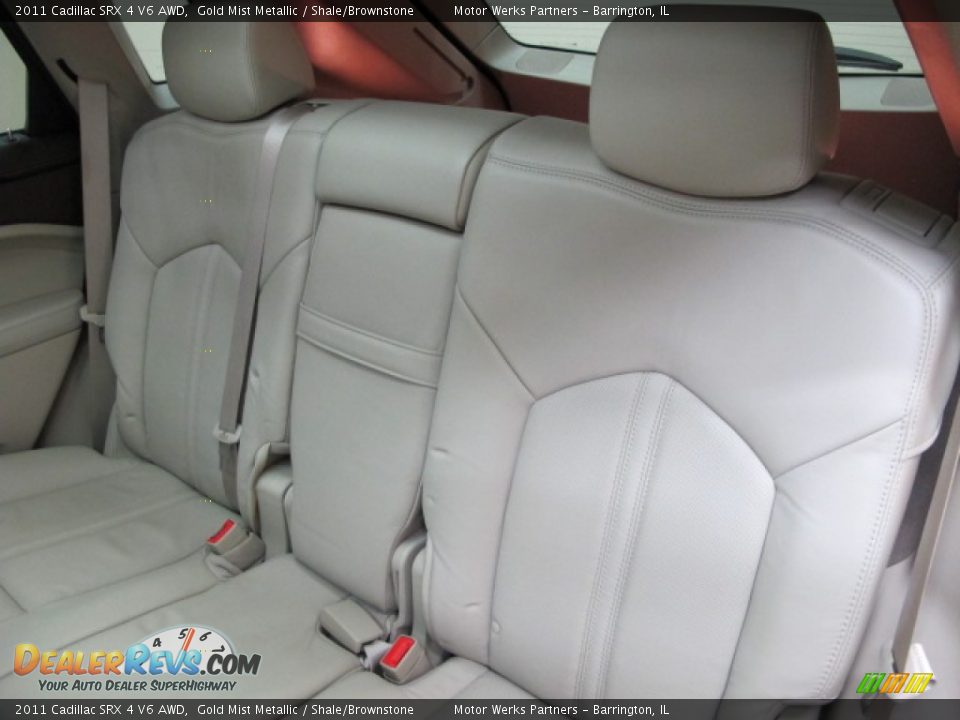 2011 Cadillac SRX 4 V6 AWD Gold Mist Metallic / Shale/Brownstone Photo #20