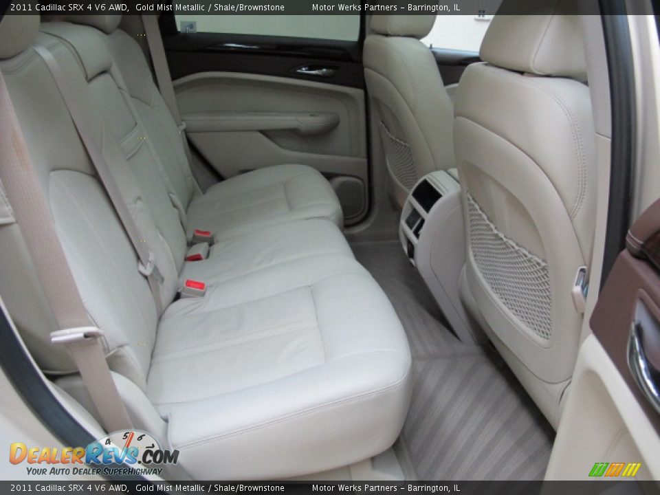 2011 Cadillac SRX 4 V6 AWD Gold Mist Metallic / Shale/Brownstone Photo #21