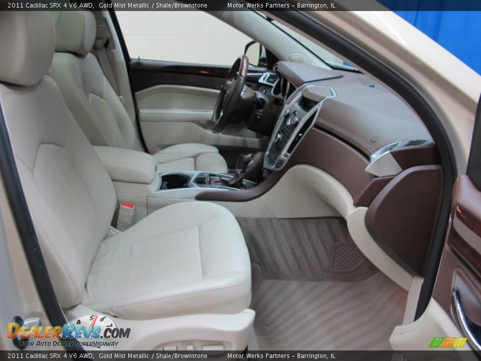 2011 Cadillac SRX 4 V6 AWD Gold Mist Metallic / Shale/Brownstone Photo #23