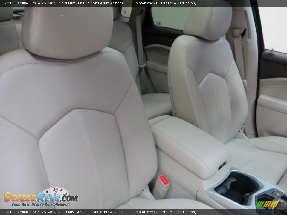 2011 Cadillac SRX 4 V6 AWD Gold Mist Metallic / Shale/Brownstone Photo #24
